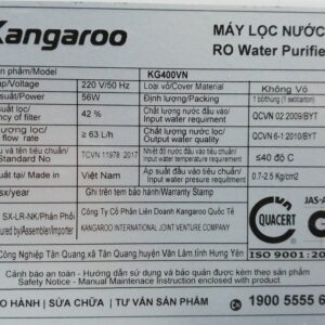Nhãn năng lượng KG400VN