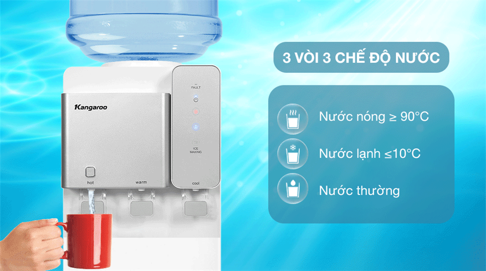 3 vòi 3 chế độ nóng lạnh thường 3 vòi 3 chế độ nóng lạnh thường